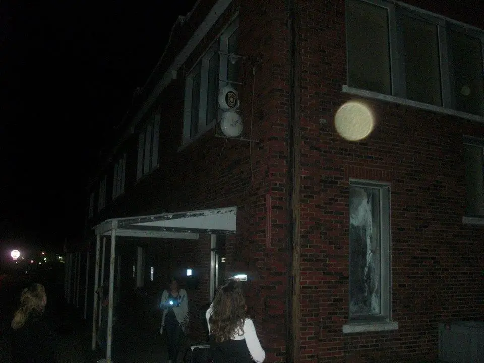 Orb in Photograph on Terrell Ghost Walks 