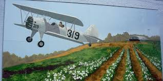 terrell Mural Project biplane terrell Mural Project biplane