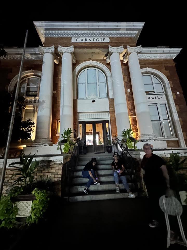 alt="The Ghost Stories of Terrell, Texas book on display at Books and Crannies in Terrell, TX."