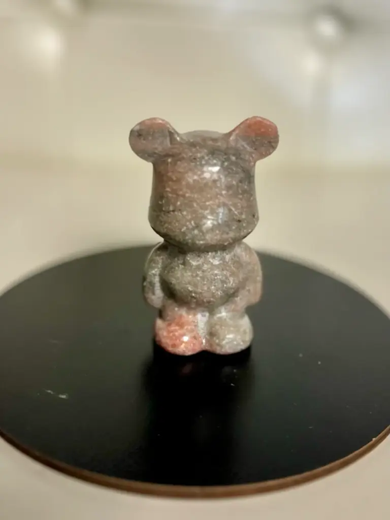 Teddy Bear Natural Stone Carving