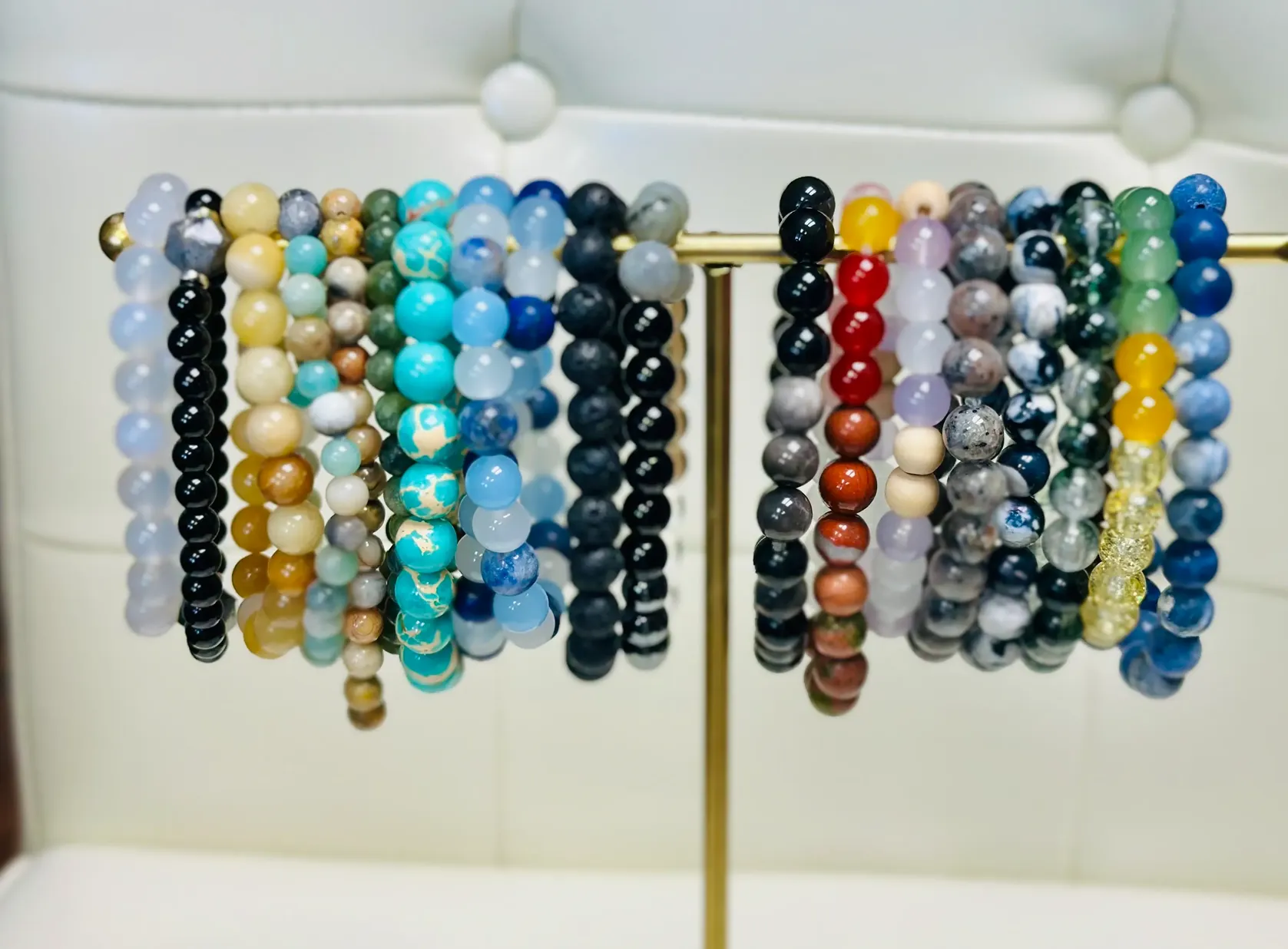 Natural Stone Crystal Bracelet